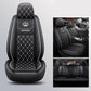 Crown Leather Car Seat Cushion Universal Seat Cushion Winter Warm and Comfortable Mat for Car Truck SUV RV