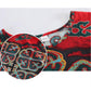 Mom Long-sleeved Home Wear Set Women's Retro Floral Printing Pajamas Ethnic Style Middle-aged Elderly Large Size Loose Pajamas Two-piece Set