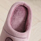Home Men's Winter Cotton Slippers Indoor Non-slip and Warm Couples Plus Velvet Slippers Women's Thick Bottom Plush Slippers
