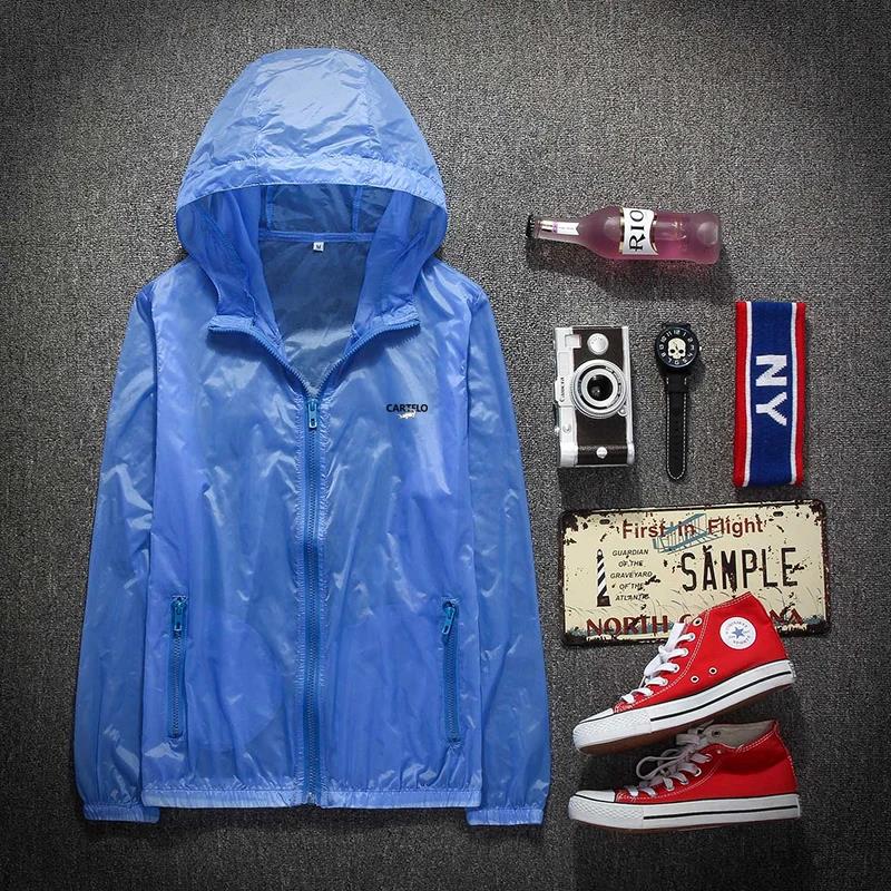 Sun Protection Clothing Men's Summer Ultra-thin Quick-drying Breathable Student Men's Fishing Clothing Couple Sun Protection Clothing Jacket