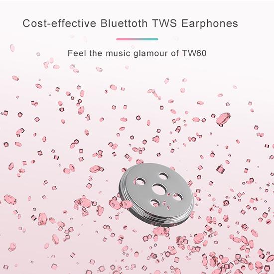 5 Color Optional 3D Stereo Headset TWS Bluetooth 5.0 Headphone with Mic Handsfree with Charging Case