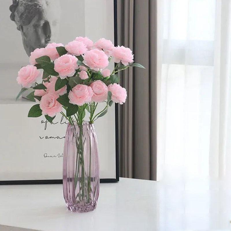 Simulation Peony Rose Bouquet Wedding Home Living Room Decoration Tea Table Fake Flower Silk Flower Flower Arrangement