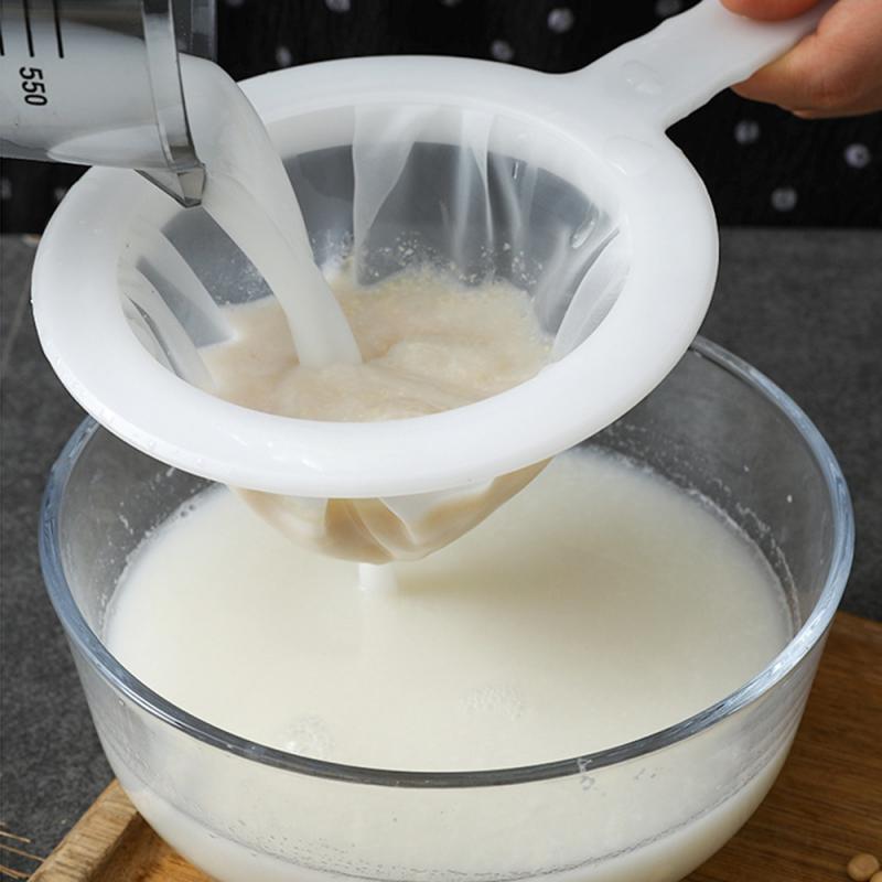 100/200 Mesh Soy Milk Filter Household Ultra-fine Baby Juice Leaking Mesh Screen Separation Filter Slag Separation Artifact Kitchen Colander