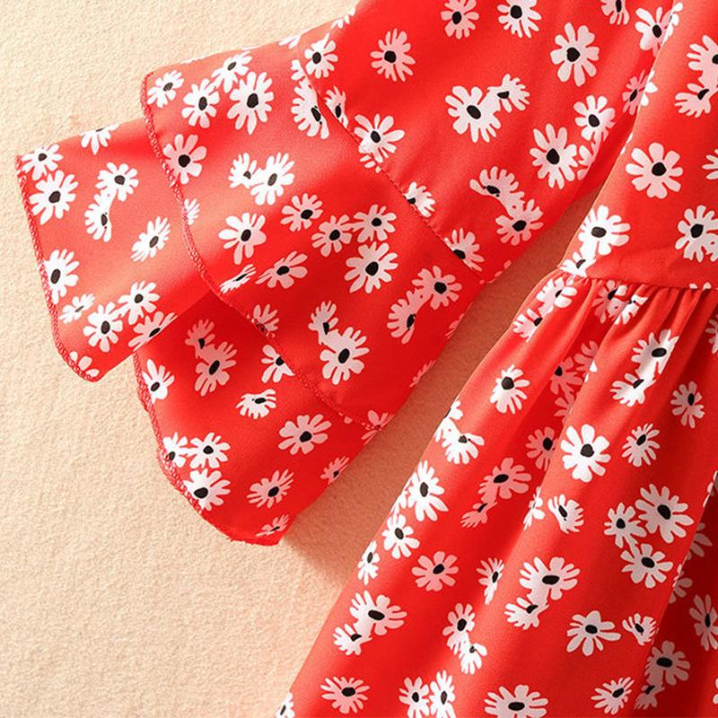 Floral chiffon shirt female summer student large size loose shirt short-sleeved top