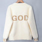 Imitated Mink Velvet Jacket Women Spring and Autumn Wear All-match Thin Baseball Uniform Knitted Cardigan