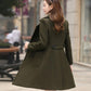 Autumn and Winter Korean Style Slim Slimming Fashion Temperament Mid-length Waist Woolen Coat Women's Woolen Coat