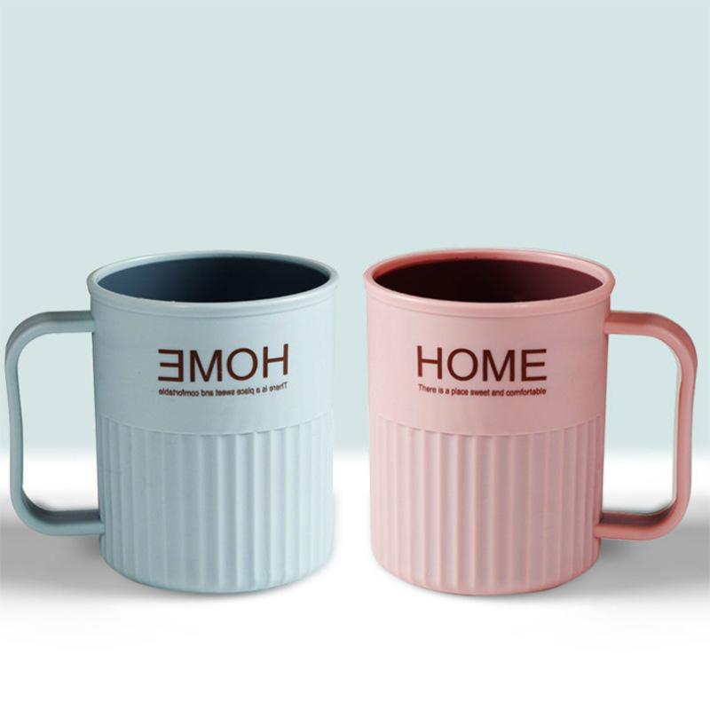 Toothbrush Cup Household Simple Mouthwash Tooth Tank Couple Toothbrush Tooth Bucket Wash Cup Toilet Tooth Set Ins Wind Cup
