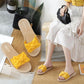 2021 New Summer Slippers Women's Outer Wear Fashion Bows All-match Non-slip Sandals Ladies Slippers