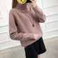 2019 Autumn and Winter Women Turtleneck Sweater Long Sleeve Slim Women Knit Sweater and Pullover
