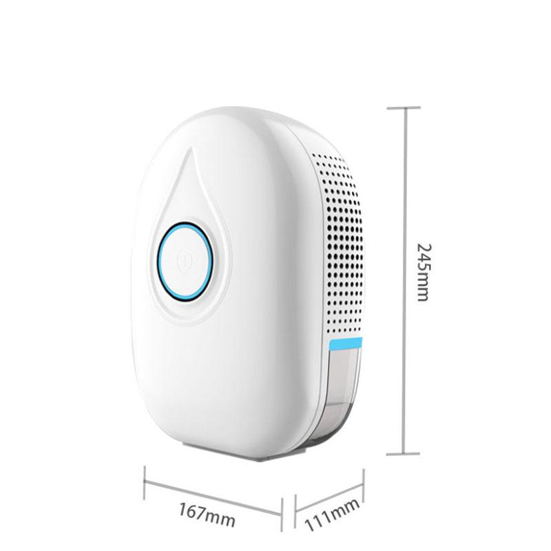 0.8L 25W Household Dehumidifier Moisture Absorption Machine Intelligent Dryer Silent Air Dryer