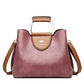 Genuine Leather Bag Women's Fashion Middle-aged Handbag Soft Leather Mother Shoulder Bag Cowhide Messenger Bag