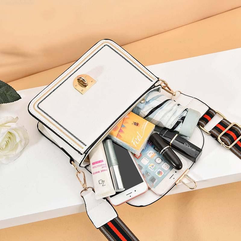 Ladies Fashion Sweet Small Shoulder Bag for Girls PU Leather Crossbody Handbags for Women