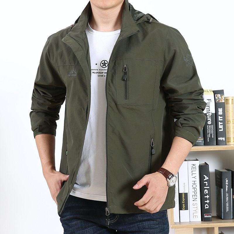 Men Jacket Autumn Fashion Coats Male Casual Baseball Bomber Jacket Mens Overcoat Plus Size M-4XL
