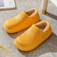 Women's Warm and Comfortable Flat Cotton Shoes In Winter Waterproof and Velvet Padded Non-slip Shoes