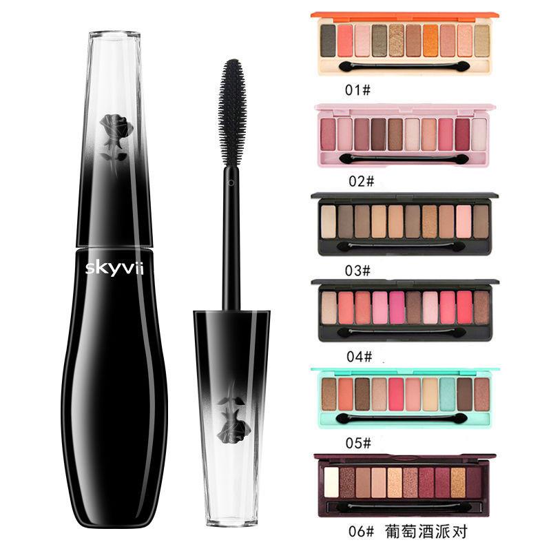 Eyelash brush eyebrow pencil eye shadow Waterproof Sweatproof and Colorless Extended Encryption