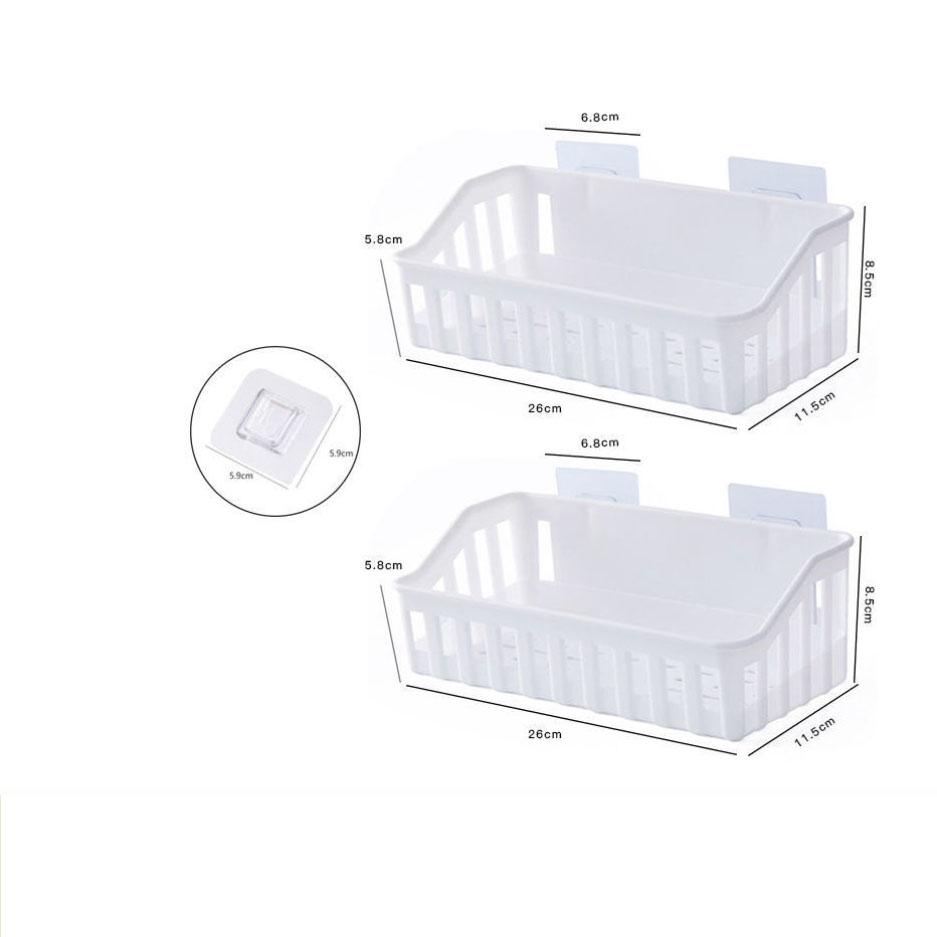 Universal Bathroom Hanging Rack Wall Storage Shelf Corner Basket Organizer