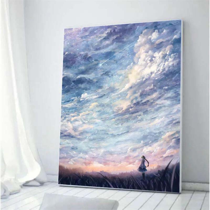 Diamond Painting Full of Diamonds Diamond Embroidery Living Room Bedroom Cartoon Point Diamond 5D Cross Stitch Handmade Small