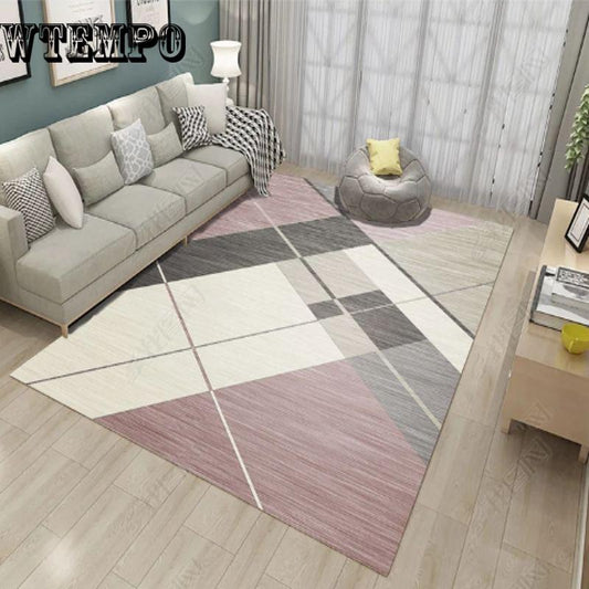 Geometric Modern Carpets For Living Room Home Nordic Carpet Bedroom Bedside Blanket Area Rug
