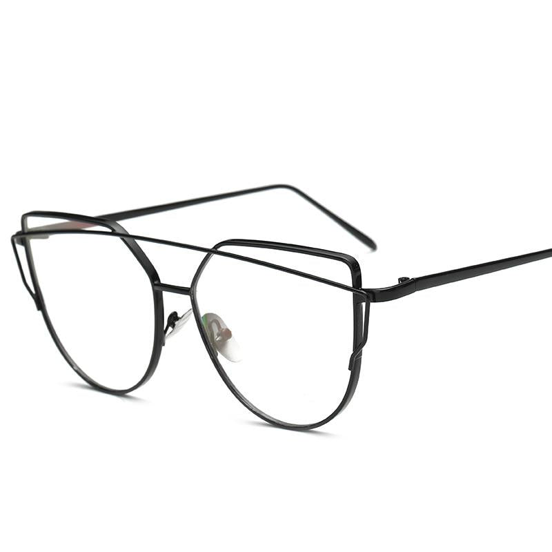 Metal Eyeglasses Frame Fashion Women Men Titanium Brand Glasses Frames Gold Shield Frame With Glasse