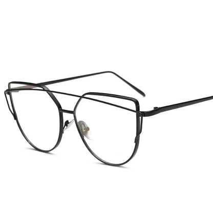 Metal Eyeglasses Frame Fashion Women Men Titanium Brand Glasses Frames Gold Shield Frame With Glasse