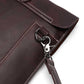 Business Briefcase Men PU Leather Zipper Waterproof Handbag Shoulder Bag Travel Messenger Bags