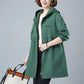 Spring Autumn Large Size Hooded Windbreaker Coats Women's Mid-Length Trench Coat 2021 New Female Coat Casual Outerwear