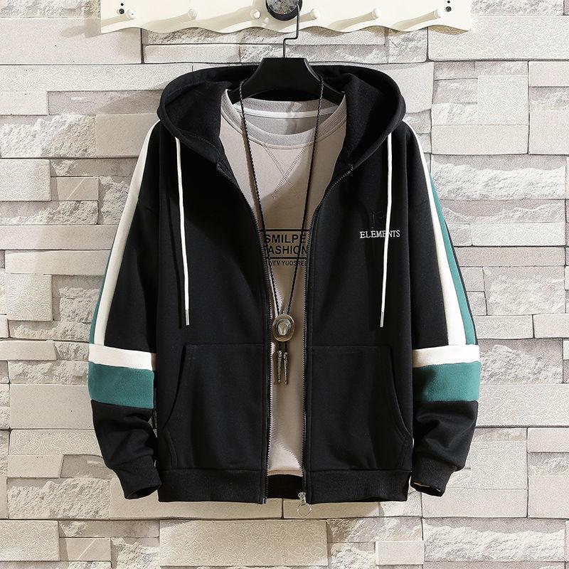 Youth Spring and Autumn Casual Jacket Trend Jacket Handsome Fashion Cotton Sweater