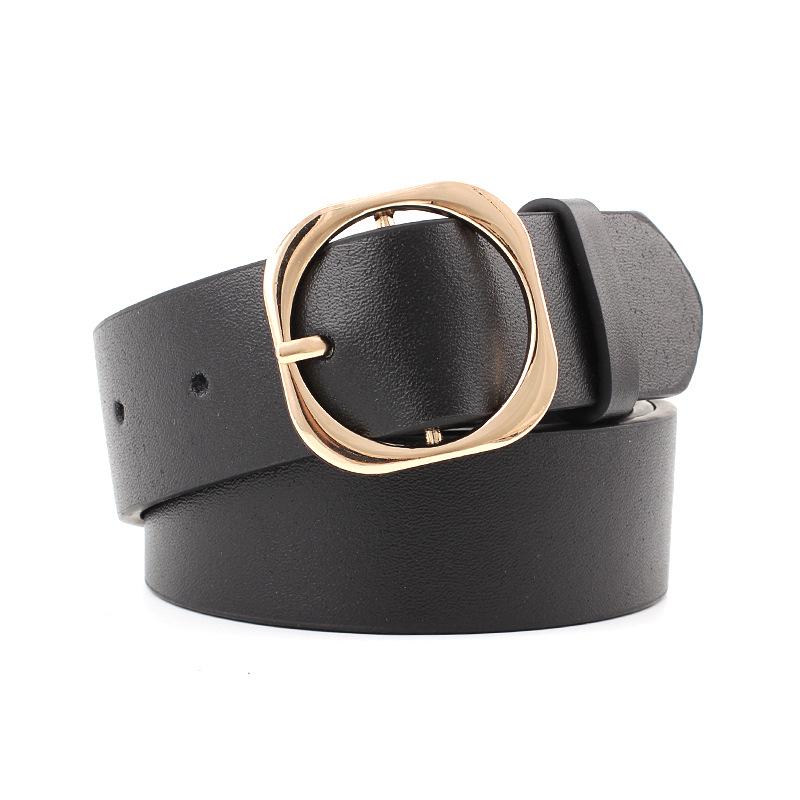 Women PU Leather Adjustable Wide Belt Ladies Fashion Clothing Accessories Waistband