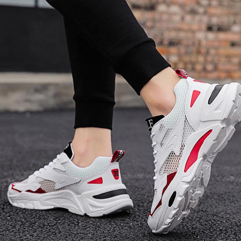 Men's Shoes Spring Wild Youth Casual Shoes Sports Trend Boys Net Red Daddy Shoes Men
