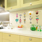 Kitchen Cartoon Home Decor Sticker Removable Waterproof Wall Sticker self-adhesive