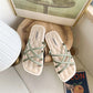 Ladies Sandals and Slippers for Outer Wear, Summer Korean Fashion Soft Bottom Non-slip Student Fairy Style Slippers