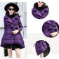 Women's Solid Color Down Jacket Mid-length Down Jacket Winter Korean Style Loose Coat Warm Stand-collar Down Jacket
