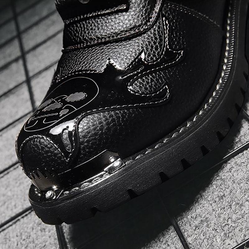 Martin Boots Men's High-top British Style Boots Tooling Boots Autumn Motorcycle Leather Boots Rider Boots Winter Men's Shoes
