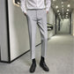 Spring and Summer Trousers Men's Trend Slim Straight Casual Suit Trousers Business Activities Work Men's Pants