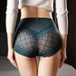 2PCS Lace Panties Ladies Sexy Charming Middle High Waist Plus Size Underwear Abdominal Hip Lift Pure Cotton Seamless Briefs