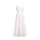 Female Super Fairy White Suspender Long Dress Vintage Elegant Sweet Date Dress Slim Little Fresh Holiday Dress