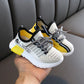 Baby toddler shoes 1-5 years old light sports shoes flying woven shoes children's soft bottom