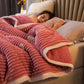 Winter Skin-friendly and Soft Double-layer Blankets Are Thickened Blankets, Blankets and Velvet Breathable Sheets, Plush Double-sided Flannel Blankets