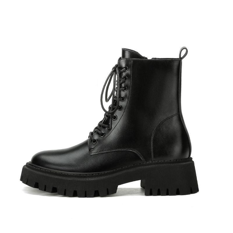 Martin Boots Women's Autumn Winter Short Boots British Style College Style Korean Style All-match Single Boots