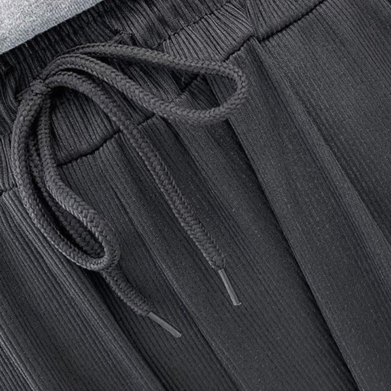 Ice Silk Sports Pants Summer Ladies Loose and Thin Beam Blooming Pants Casual Harem Pants High Waist Thin Sections Versatile