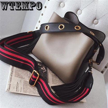 Fashion women's bag broadband shoulder bag Messenger bag casual bag female bag trend summer wild