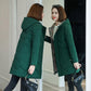 Women's Winter Long Thick Padded Jacket Korean Style Hooded Warm Cotton-padded Jacket Students Were Thin Padded Jacket