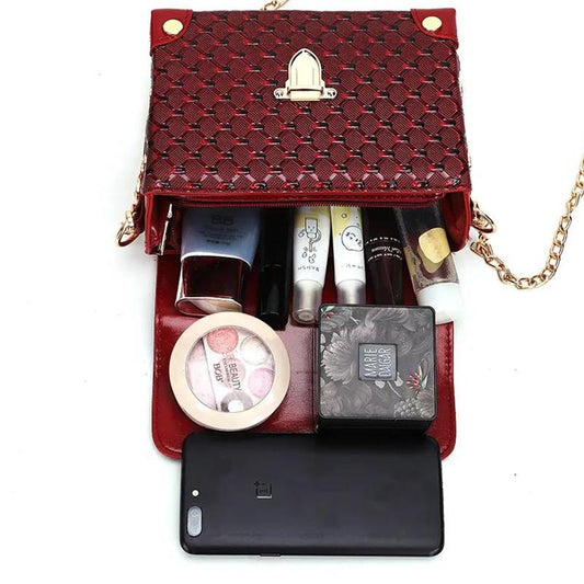 Bags Women's Fashion Korean Personality Suitcase Bag Wild One-shoulder Diagonal Shopping Shopping Small Square Bag