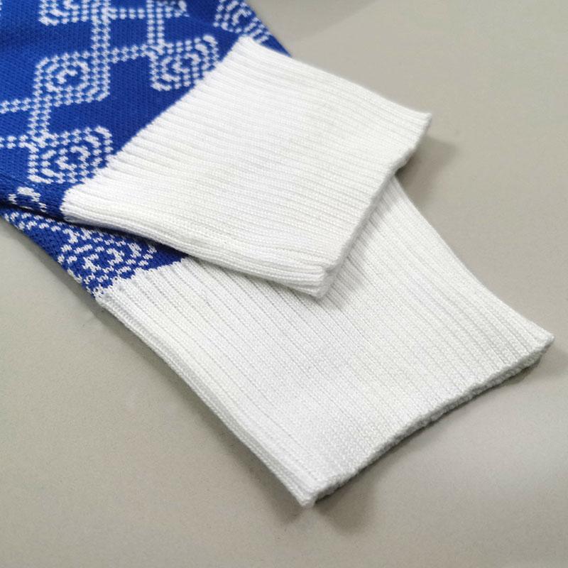 Sweater Women Round Neck Geometric Pattern Korean Style Fluffy Top Loose Trendy Harajuku Cashmere Sweater Autumn Winter Jumper