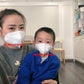 Children's KN95 breathing valve mask non-disposable anti-fog Children's lightweight breathable masks