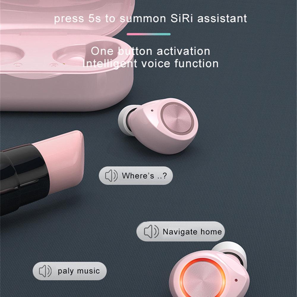 Waterproof 5.0 Earphones Bluetooth Mini HIFI TWS Earbuds Wireless Headphones Noise Reduction Headset