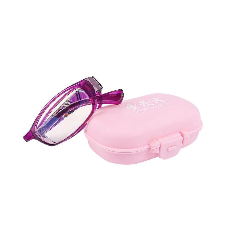 Japan Imported Presbyopic Glasses Female High-definition Folding Presbyopic Glasses Male Anti-blue Light Anti-fatigue Foldable Old Age Glasses
