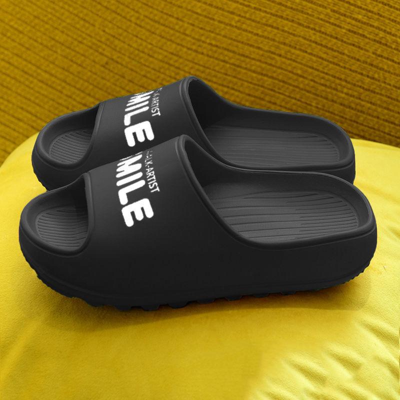 Soft Thick-soled Summer Massage Slippers Not Smelly Feet Household Couple Sandals and Slippers Deodorant Bathroom Bathing Home Non-slip Flip Flops