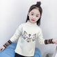 Autumn and Winter Little Girl Fashion Jacket Long-sleeved Hooded Children's Sweater Loose Knitted Cardigan