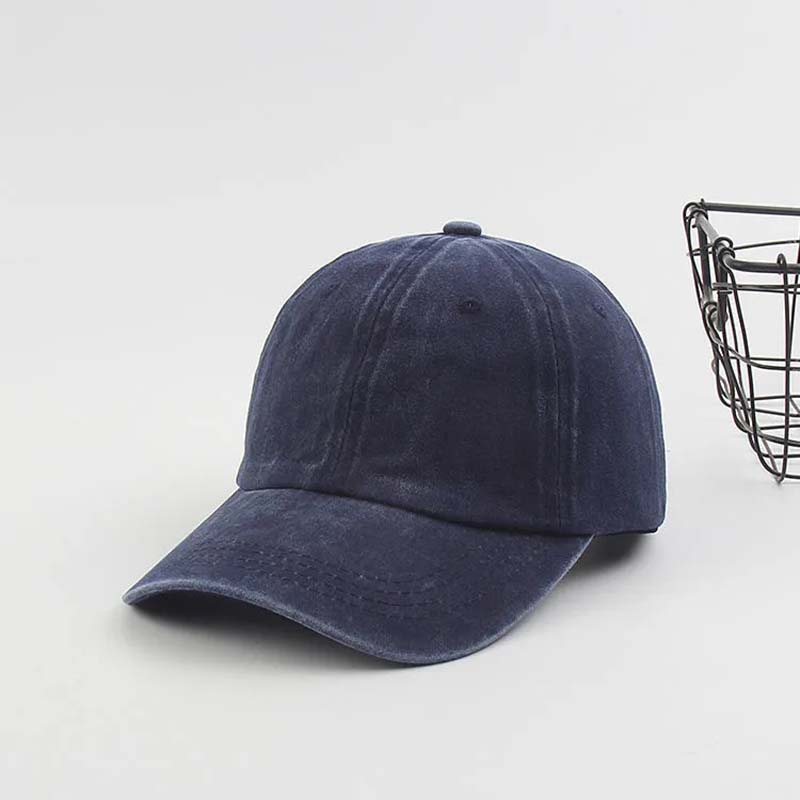 Retro Old Washed Cowboy Baseball Hat Men's and Women's Street All-match Light Board Curved Eaves Hip-hop Peaked Hat